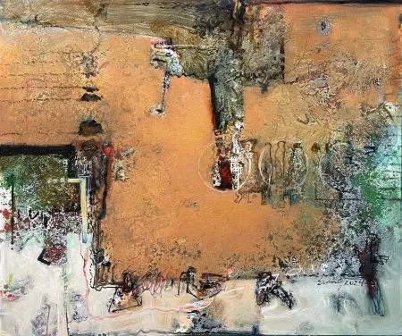 Unknown destination -1, oil on canvas, 3x 2.5 feet, 2024